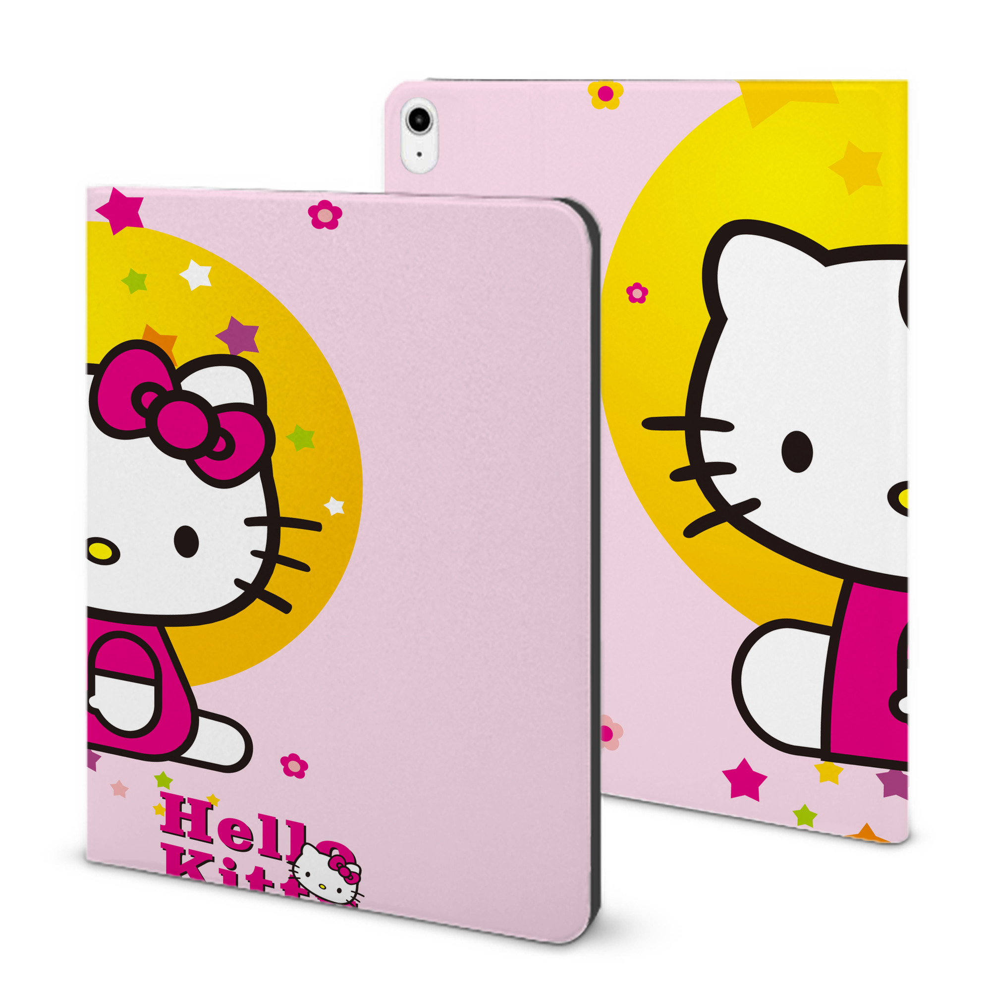 （画像用） Hello Kitty ハローキティ IPadケース ペンホルダー付き ブックスタイルデザイン
